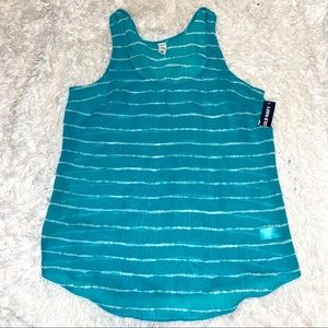 Old Navy Turquoise Sheer Blouse